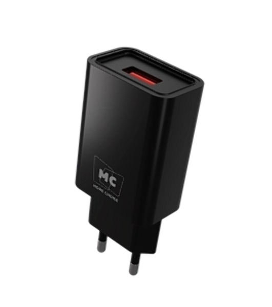Сетевое зарядное устройство MORE CHOICE (4620202555724) NC07a СЗУ 1USB 2.0A для Type-C, черный