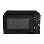 Микроволновая печь BQ MWO-20004SM/W черный, 20 л, 700 Вт, переключатели - поворотный механизм, фото 1