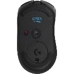 Мышь игровая Logitech G703 Lightspeed черная, сенсор 100-25600dpi (Hero25K), беспроводная 2.4GHz + USB 1,8м, 5 программируемых кнопок + колесо прокрутки, RGB-подсветка, под правую руку, фото22