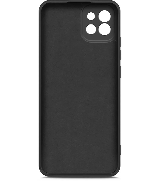 Чехол (клип-кейс) BORASCO Microfiber Case, для Samsung Galaxy A03, черный