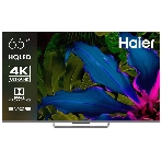 Телевизор Haier 65' DH1VWQD06RU серый QLED 4K UHD 144Hz Smart TV Android 3GB/32GB, фото 1