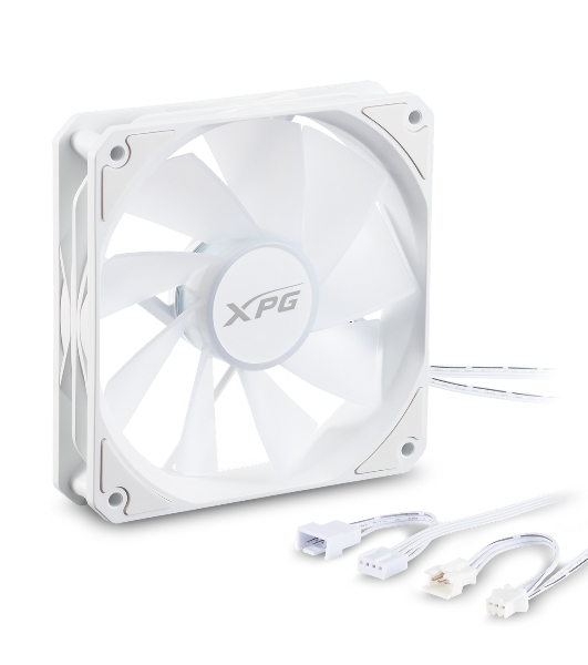 Вентилятор для корпуса ADATA XPG VENTO R 120 ARGb PWM белый, 120 мм, 1600 об/мин, 32 дБ, 4 pin