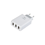 Сетевое зарядное устройство Digma DGWC-3U-5A-WG 5A универсальное белый, фото5
