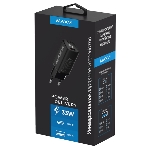 Сетевое зарядное устройство Maxvi A402PD LED 33W, 1xUSB-A, 1xUSB-C, черный, фото4