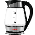 Электрочайник Aresa AR-3441 серебристый, 1.7 л, 2000 Вт, скрытый нагревательный элемент, фото 1