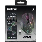 Мышь беспроводная Defender Uran GM-503 черный, 3200 dpi, радиоканал, USB, кнопки - 8, фото2