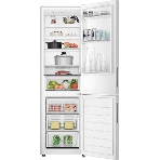 Холодильник Haier CEF538CSG серебристый двухкамерный 263/105л морозилка снизу, No Frost, фото2