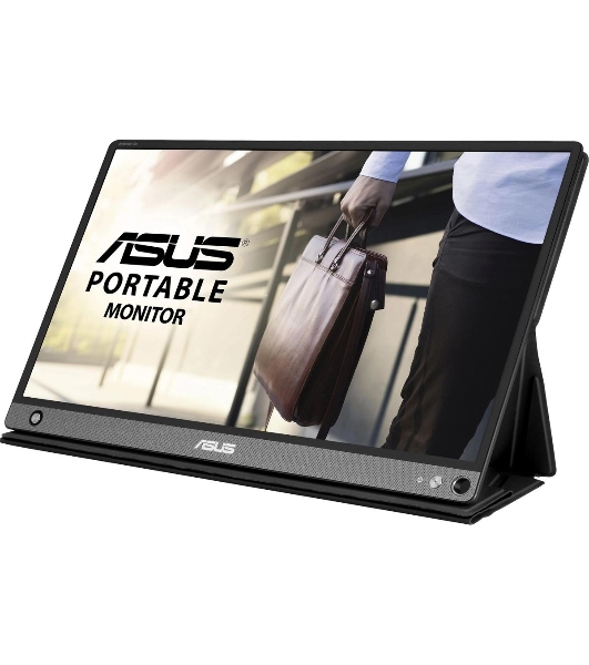 Монитор 15.6' ASUS ZenScreen MB16AHP IPS 1920x1080, 60 Гц, 5 мс, 16:9, 250 кд/м², micro HDMI, USB-C, динамики, черный