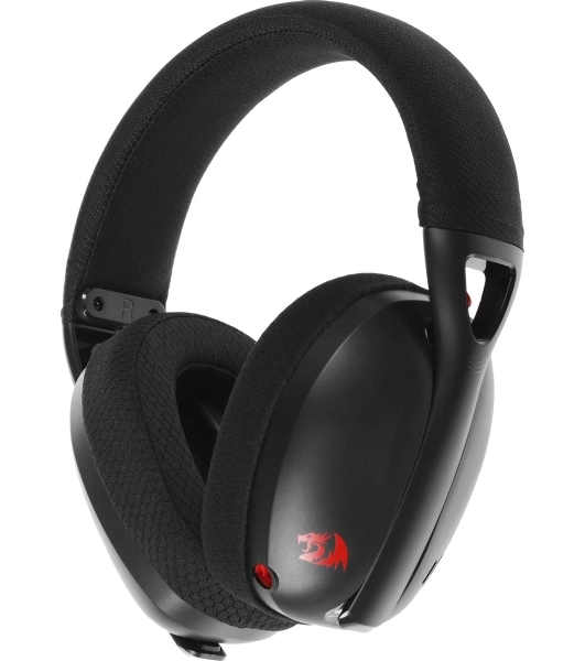 Гарнитура Redragon Ire Pro чёрный, беспроводная + проводная, Bluetooth / USB, до 25 ч