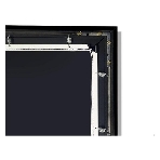 Экран для проектора S'OK SCFRV-221x125G 100' 16:9 на бархатной раме, High Contrast Gray, черная рама, фото2