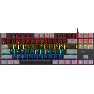 Клавиатура Oklick K600X проводная, USB Type-A, серый