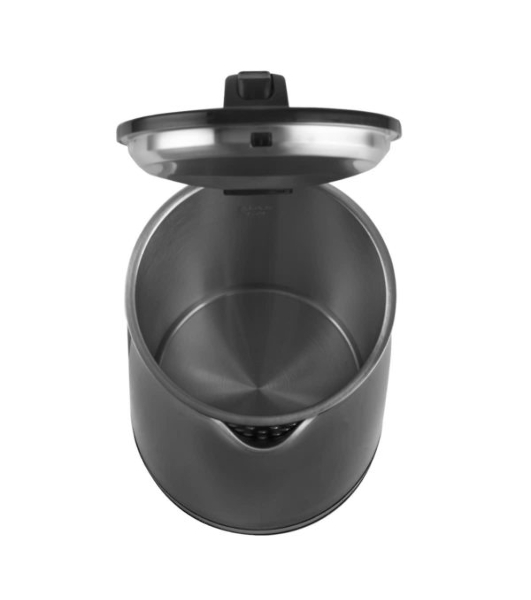 Чайник электрический Centek CT-0005 черный, 1.7 л, 2200 Вт, бесшовная колба, двойные стенки, эффект термоса