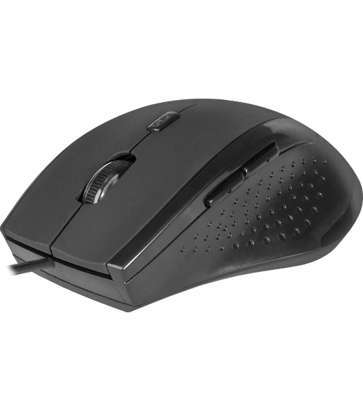 Мышь проводная Defender Accura MM-362 черный, 1600 dpi, USB, кнопки - 6