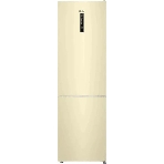 Холодильник Haier CEF538CCG бежевый двухкамерный 263/105л морозилка снизу, No Frost, фото 1