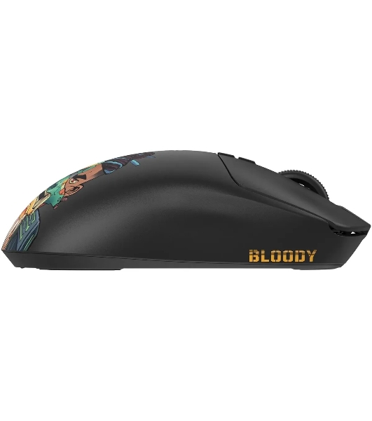 Мышь беспроводная/проводная A4Tech Bloody R72 Ultra Duo черный/рисунок, 20000 dpi, радиоканал, USB, кнопки - 7