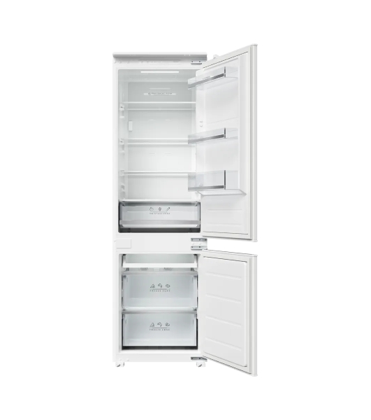 Встраиваемый холодильник Kuppersberg RBN 1761, High-Tech, ВхШхГ 178.5х54х55 см, объем 274 л, инверторный компрессор, электронное управление, скользящее крепление фасада, No Frost, LED освещение, супер заморозка, энергоэффективность А++