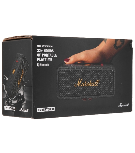 Колонка портативная MARSHALL EMBERTON III черный