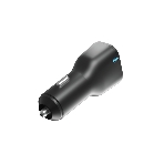 Автомобильное зарядное устройство OLMIO Type-C + USB, 20W, PowerDelivery, QuickCharge3.0, черное, фото3