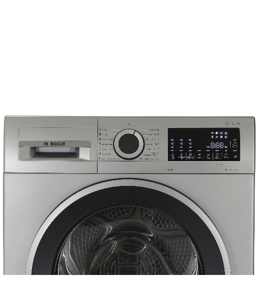 Сушильная машина Bosch WQG1420XME серый, 9 кг, сушка - конденсационная, программ - 15, 59.8 x 84.2 x 64.8 см