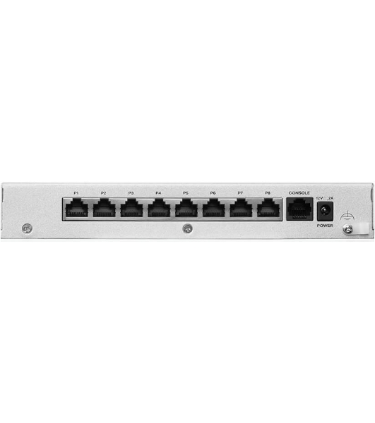 Межсетевой экран Zyxel USG FLEX 100H с подпиской Gold на 1 год (AS, AV, CF, IDP/DPI, Sandboxing, SecuReporter), 8xRJ-45: 1G (LAN/WAN), 1xUSB3.0 **