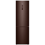 Холодильник Haier C4F740CLBGU1 коричневый двухкамерный 286/115л морозилка снизу, No Frost, фото 1