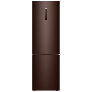 Холодильник Haier C4F740CLBGU1 коричневый двухкамерный 286/115л морозилка снизу, No Frost