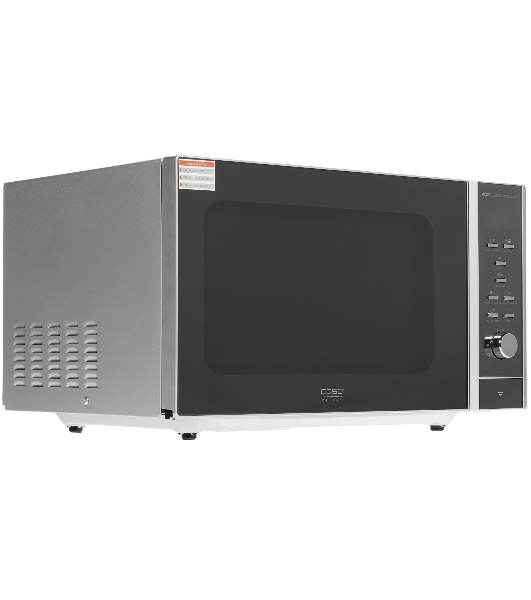 Микроволновая печь CASO MCG 30 Ceramic Chef серебристый, 30 л, 900 Вт, переключатели - кнопки, поворотный механизм