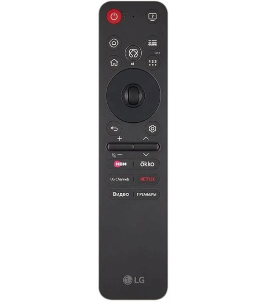 Телевизор LG 77' OLED77G6RLA, черный-серебристый, OLED 3840x2160 4K Ultra HD, 120Hz, webOS