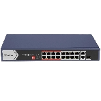 Коммутатор Hikvision DS-3E0318P-E/M(C), 16×100 Мбит/с PoE + 1×1 Гбит/с RJ45 + 1×1 Гбит/с Combo (RJ45/SFP), неуправляемый, фото2