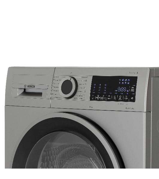 Сушильная машина Bosch WQG1420XME серый, 9 кг, сушка - конденсационная, программ - 15, 59.8 x 84.2 x 64.8 см