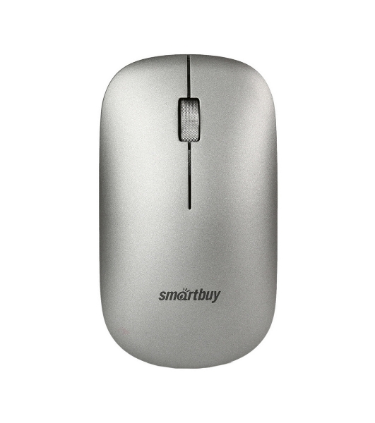 Комплект клавиатура+мышь Smartbuy 233375AG беспроводной, USB, 1600 DPI, серебристый