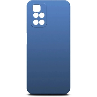 Чехол (клип-кейс) BORASCO Microfiber Case, для Xiaomi Redmi 10, синий