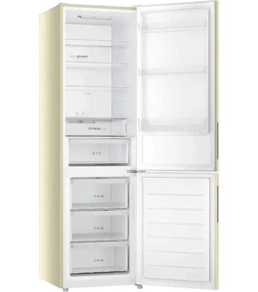 Холодильник Haier CEF538CCG бежевый двухкамерный 263/105л морозилка снизу, No Frost