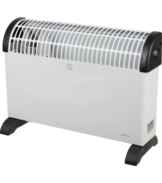 Конвектор Centek CT-6124 белый, 750/1250/2000 Вт, 20 м2, механический термостат