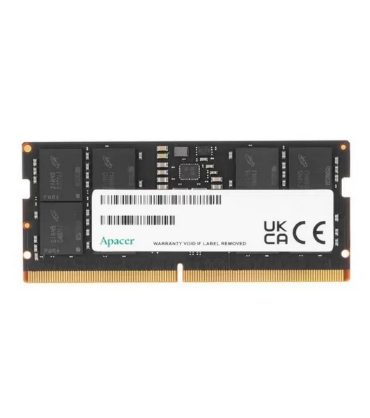 Оперативная память Apacer, DDR5, 16GB (1x16GB), 4800MHz, CL40, SO-DIMM