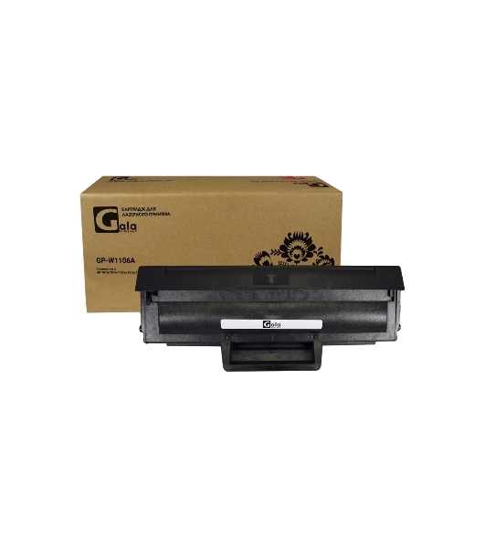 Заправочный комплект GalaPrint GP-W1106A для принтеров HP Laser 107/MFP135/137 (тонер 40гр + чип 1000 копий + воронка)
