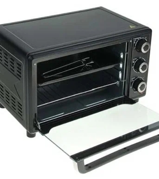Мини-печь Sakura SA-7000BP 27л, духовка 1500Вт, механ.управление, чёрный