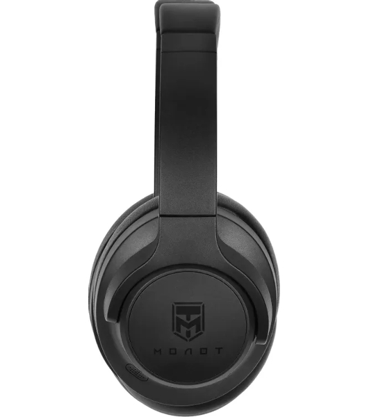 Беспроводные/проводные наушники URAL Молот Н120 черный, полноразмерные, Bluetooth + проводной, до 25 ч