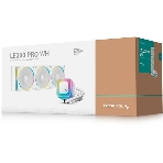 Система жидкостного охлаждения Deepcool LE360 PRO Wh ARGb Soc-AM5/AM4/1200/1700/1851 белый 4-pin 19-33dB Al 300W 1817gr Ret (R-LE360PRO-WHAMMC-G-1), фото2