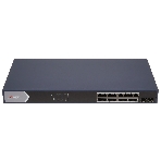 Коммутатор Hikvision DS-3E0518P-E/M, 16×1 Гбит/с PoE + 1×1 Гбит/с RJ45 + 1×1 Гбит/с SFP, неуправляемый, фото 1