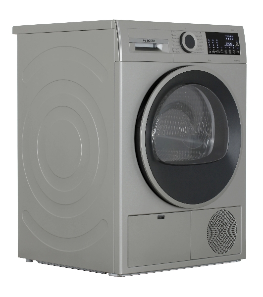 Сушильная машина Bosch WQG1420XME серый, 9 кг, сушка - конденсационная, программ - 15, 59.8 x 84.2 x 64.8 см