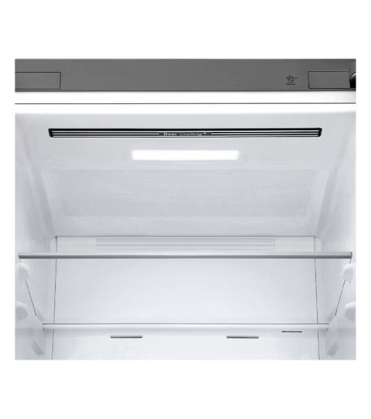 Холодильник LG GC-B459ANMW серебристый двухкамерный 234/110л морозилка снизу, No Frost