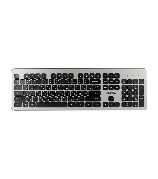 Комплект клавиатура+мышь Smartbuy 233375AG беспроводной, USB, 1600 DPI, серебристый