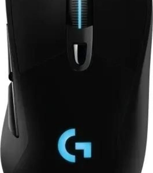 Мышь игровая Logitech G703 Lightspeed черная, сенсор 100-25600dpi (Hero25K), беспроводная 2.4GHz + USB 1,8м, 5 программируемых кнопок + колесо прокрутки, RGB-подсветка, под правую руку