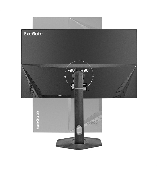Монитор 27' ExeGate SuperView EH2700TA IPS 1920x1080, 100 Гц, 4 мс, 16:9, 250 кд/м², HDMI 2.0, DP, 3.5 Jack, динамики, HDR10, FreeSync, черный