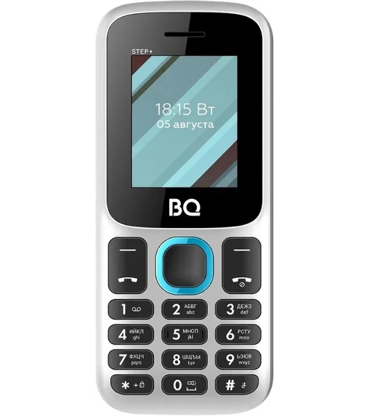 Мобильный телефон BQ 1848 Step+ белый/синий