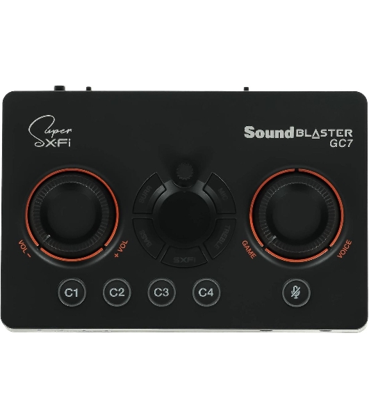 Звуковая карта Creative USB Sound BlasterX GC7 (Super X-Fi Ultra DSP) 7.1 Ret