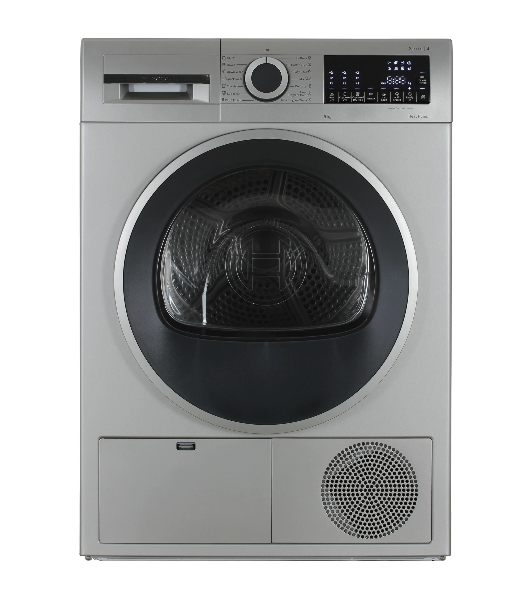 Сушильная машина Bosch WQG1420XME серый, 9 кг, сушка - конденсационная, программ - 15, 59.8 x 84.2 x 64.8 см