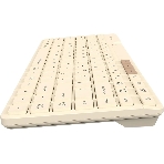 Клавиатура беспроводная A4Tech Fstyler FBK26C AS, USB, Bluetooth/Радиоканал, бежевый, фото5