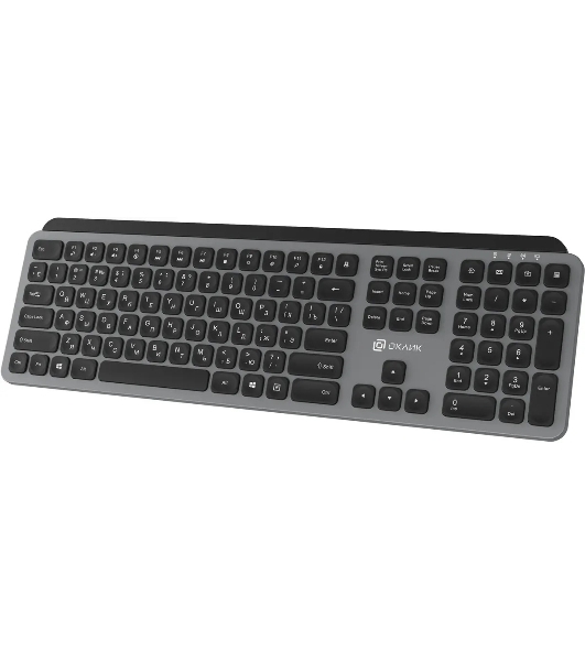 Клавиатура Oklick K859W беспроводная, радиоканал, серый